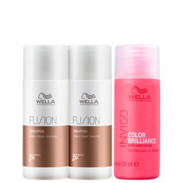 Kit Wella Professionals Fusion Color Wash - 3 Produtos na Americanas