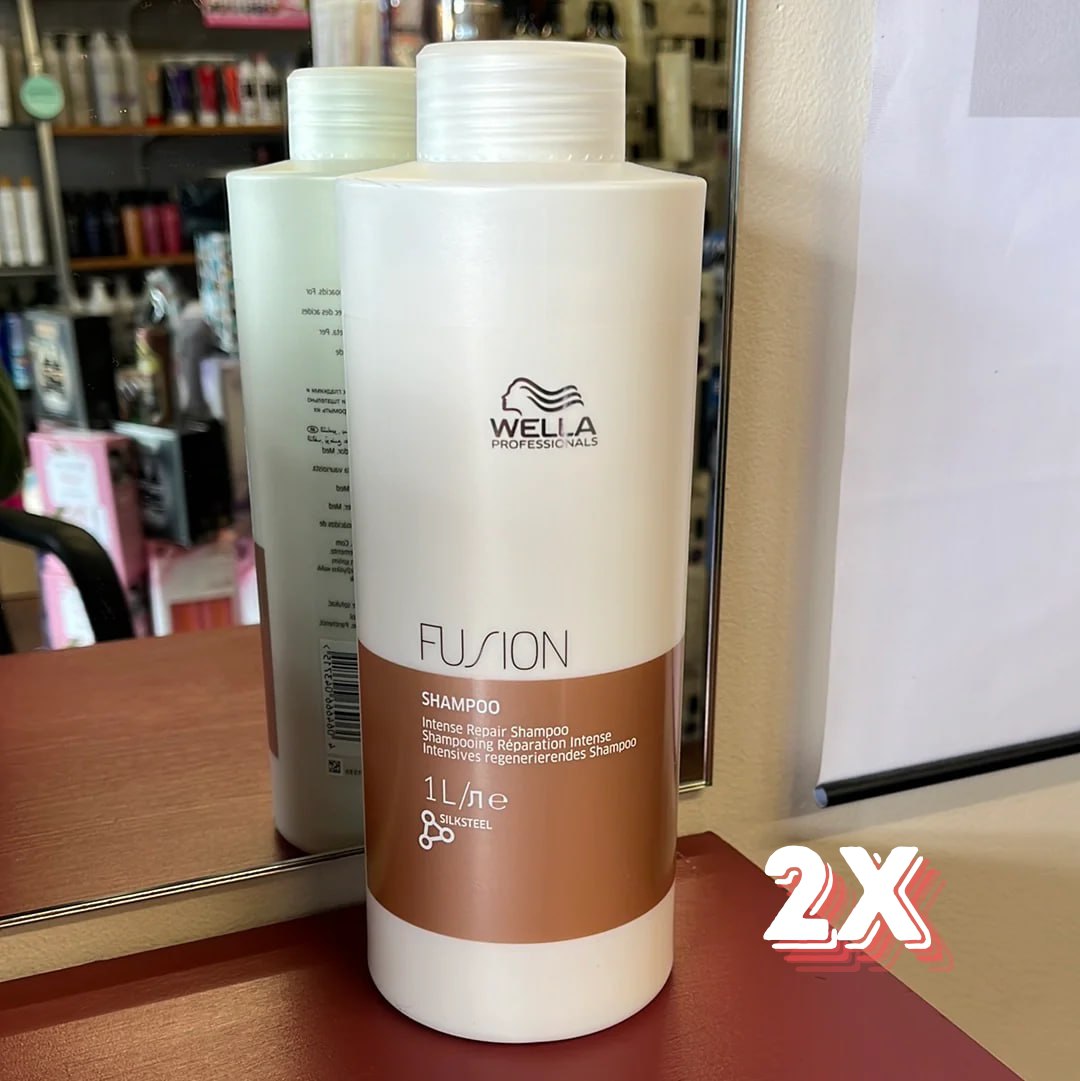 Kit Wella Professionals Fusion Double Salon – Shampoo (2 Unidades) na Beleza na Web