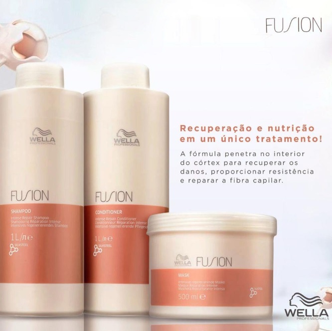 Kit Wella Professionals Fusion Salon Trio (3 Produtos) na Casas Bahia