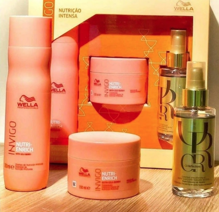 Kit Wella Professionals Invigo Nutri-Enrich Oil Reflections (3 Produtos) na Casas Bahia