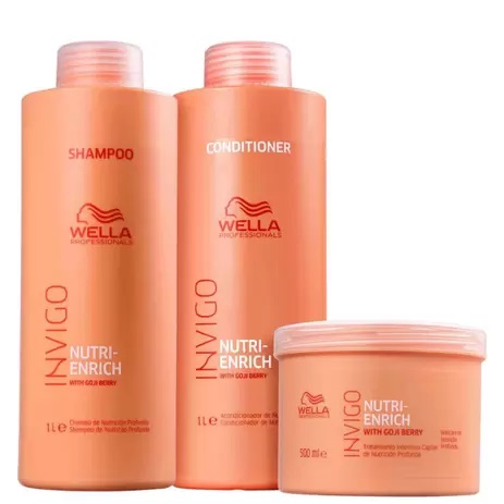 Kit Wella Professionals Invigo Nutri-Enrich Salon Trio na Casas Bahia