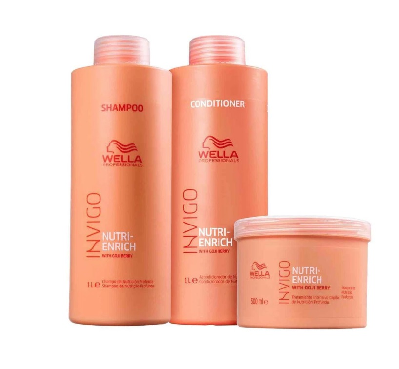 Kit Wella Professionals Invigo Nutri-Enrich Salon Trio na Casas Bahia