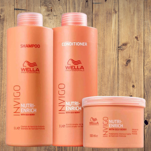 Kit Wella Professionals Invigo Nutri-Enrich Salon Trio na Casas Bahia