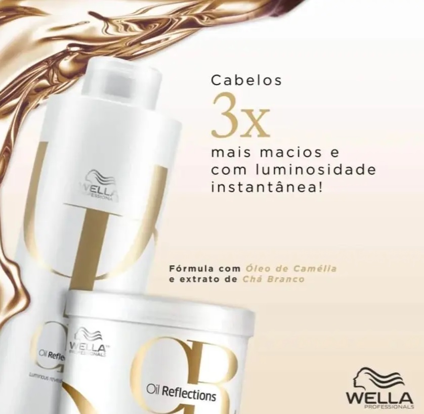 Kit Wella Professionals Oil Reflections Duo Salão (2 Produtos) na Casas Bahia
