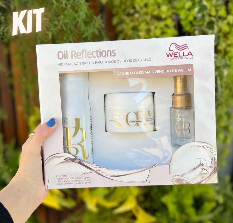 Kit Wella Professionals Oil Reflections Power Trio (3 Produtos) na Casas Bahia