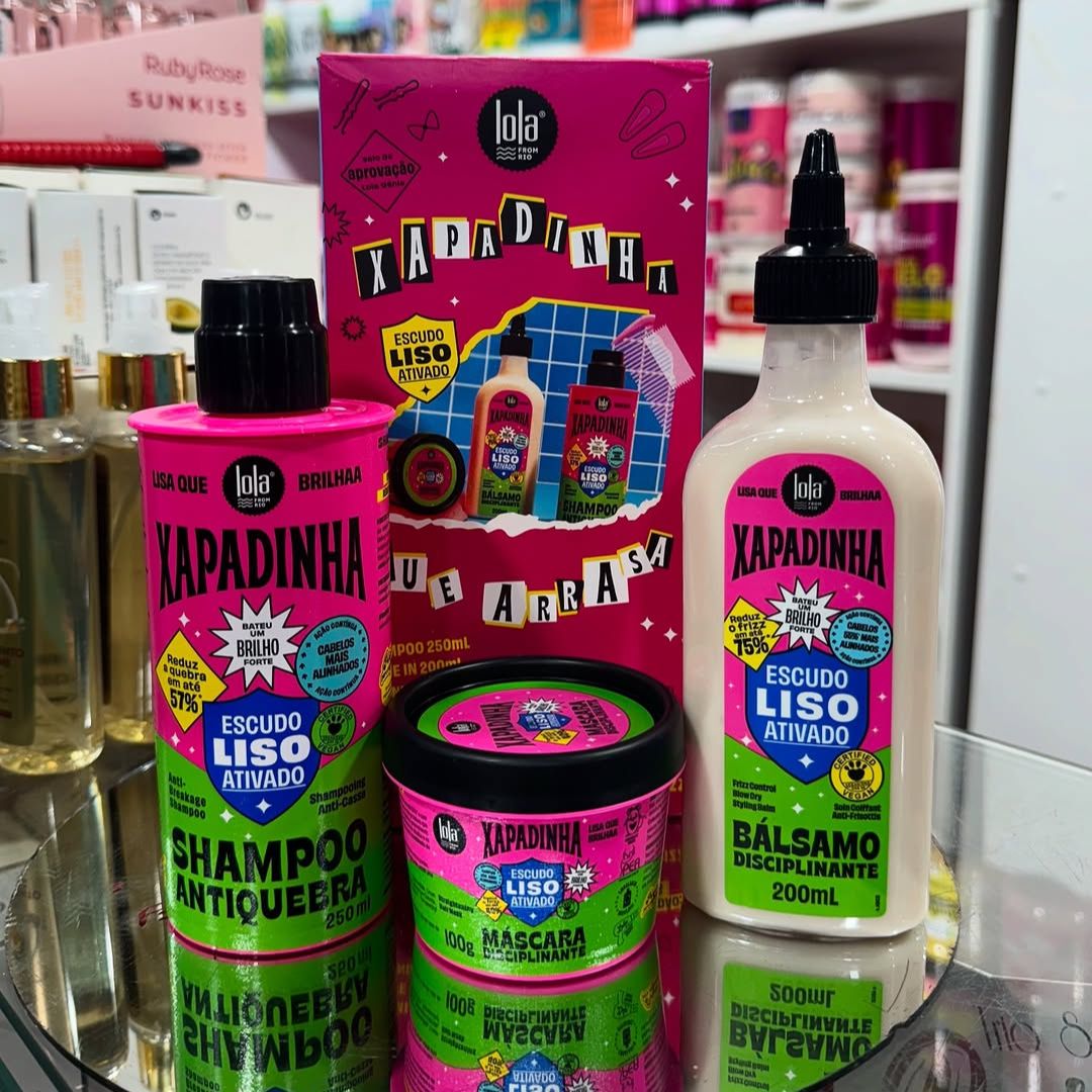 Kit Xapadinha (Shampoo 250ml + Leave-in 200ml + Máscara 100g), Lola Cosmetics na Amazon