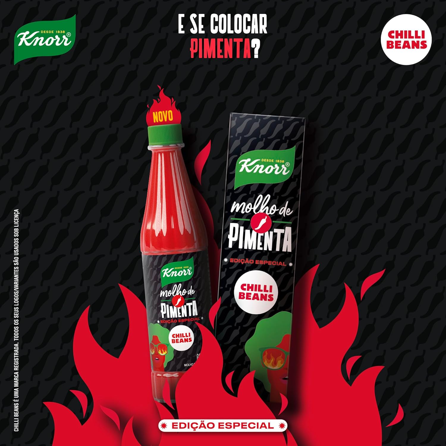 Knorr Molho de Pimenta e Chilli Beans 60ml (Edição Especial na Amazon