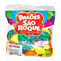 KuPro Balão Classic N.065, Cores Sortidas, 50 Unidades, Festa, Crianças, Unissex na Amazon
