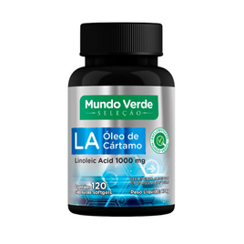 LA Óleo de Cártamo Mundo Verde Seleção- 120 Softgels na Mundo Verde