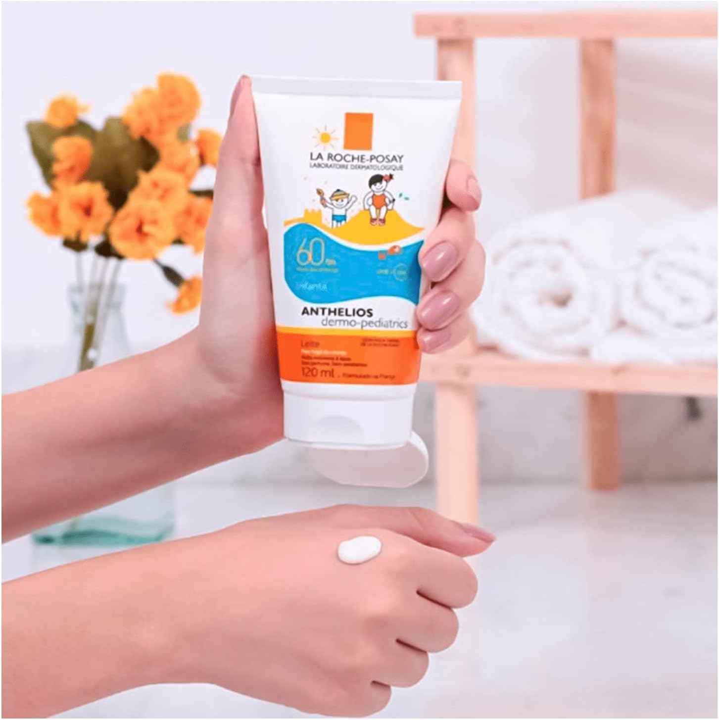 La Roche-Posay Anthelios Dermo Pediatrics FPS60 – Protetor Solar Infantil 120ml na Amazon
