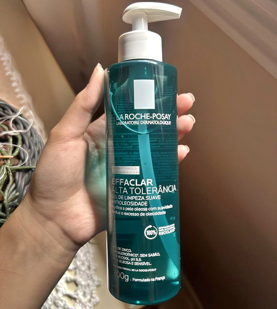 La Roche-posay Effaclar Gel Alta Tolerância. Gel de Limpeza Facial 300g na Amazon