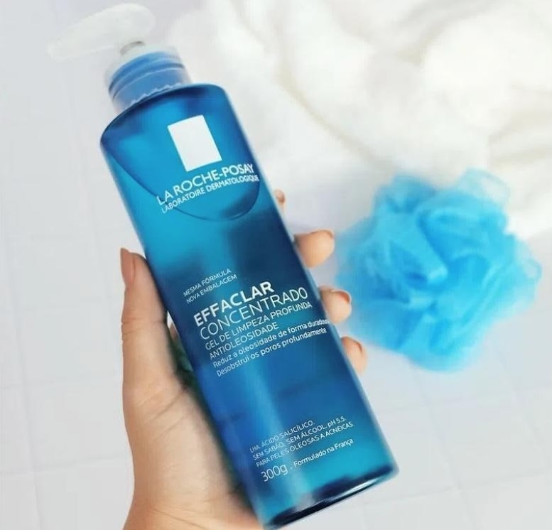 La Roche-posay Effaclar Gel Concentrado 300g. Gel de Limpeza Facial. na Amazon