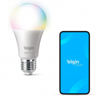 Lâmpada Inteligente Smart Color 10W Elgin RGB Wifi Compatível Com Alexa E Google Home na Amazon