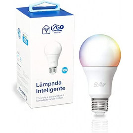 Lâmpada Inteligente Smart I2GO Home Wi-Fi LED 10W - Compatível com Alexa na Amazon