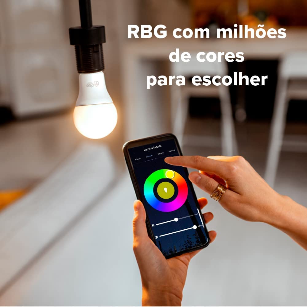 Lâmpada Inteligente Smart Lamp I2GO Home Wi-Fi LED 10W – Compatível com Alexa – 3 Anos de Garantia na Amazon