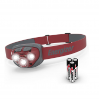 Lanterna De Cabeça Energizer LED Pro315, Pilhas Incluídas, Vermelho na Amazon