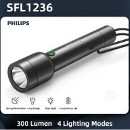 Lanterna de LED Portátil e Recarregável - Philips na Aliexpress