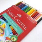 Lápis de Cor Ecolápis Aquarelável 24 Cores, Faber-Castell na Amazon