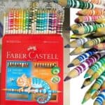 Lápis de Cor Ecolápis Bicolor 24 Lápis/48 Cores Faber Castell na Amazon