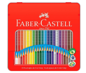 Lápis de Cor EcoLápis Colour Grip 24 Cores, Faber-Castell na Amazon