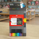Lápis de Cor, Faber-Castell, EcoLápis Supersoft, 120712SOFT+2, 12 Cores + 2 Grafite na Amazon