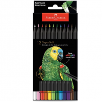 Lápis De Cor, Faber-Castell, Ecolápis Supersoft, 210710, 12 Cores na Amazon