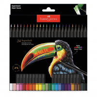 Lápis De Cor, Faber-Castell, Ecolápis Supersoft, 210724, 24 Cores na Amazon