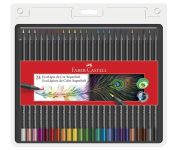 Lápis de Cor, Faber-Castell, EcoLápis Supersoft, 24 Cores na Amazon