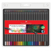 Lápis De Cor, Faber-Castell, EcoLápis Supersoft, 24 Cores na Amazon
