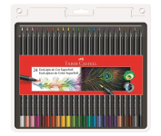 Lápis de Cor, Faber-Castell, EcoLápis Supersoft, 24 Cores na Amazon