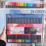 Lápis de Cor, Faber-Castell, EcoLápis Supersoft, 24 Cores na Amazon