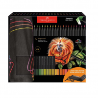 Lápis De Cor, Faber-Castell, Ecolápis Supersoft, 371910, 72 Cores Com Estojo De Tecido na Amazon
