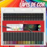 Lápis De Cor, Faber-castell, Ecolápis Supersoft, 50 na Amazon