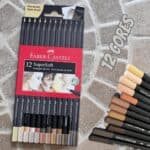 Lápis De Cor, Faber-Castell, Redondo, Supersoft, 12 Cores, Tons Pele, Multicor, 120715SOFTCQ na Amazon