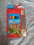 Lápis De Cor, Faber-Castell, Sextavado, 12 Cores + 3 Metálicos, Modelo:120112+3MET, Cor: Multicor na Amazon