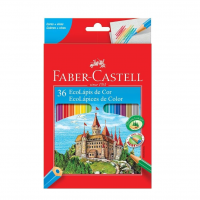 Lápis De Cor Sextavado, Faber-Castell, EcoLápis, 111236, 36 Cores na Amazon