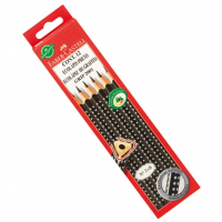 Lápis Grafite Nº 2B Triangular, Faber-Castell, EcoLápis Grip 2001, 12 Unidades, Preto na Amazon
