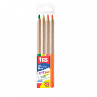 Lapis Marcador Texto Tris Fluo 4 Cores na Amazon