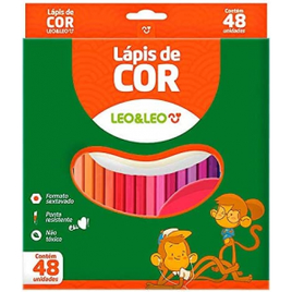 Lapis Triangular Resina Leo&Leo Leonora - 48 Cores na Amazon