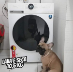 Lava e Seca 10,5kg Midea HealthGuard Branca Conectada MF200D105WB/WK-01-127v na Amazon
