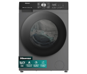 Lava e Seca Hisense 11kg Lavagem/7kg Secagem, Wi-Fi, Steam, 13 Programas, Motor Inverter, Painel Touch, Titanium WD3S11-127V na Amazon
