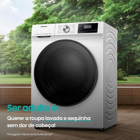 Lava e Seca Hisense 13Kg Branca WD13X – 127 Volts na Casas Bahia