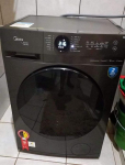 Lava e Seca Midea 11kg HealthGuard Smart – Inverter Titanium na Magazine Luiza