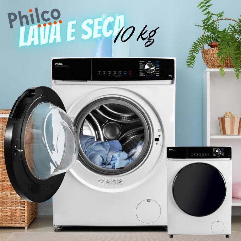 Lava e Seca Philco Inverter 10Kg Branca PLS11B na Magazine Luiza