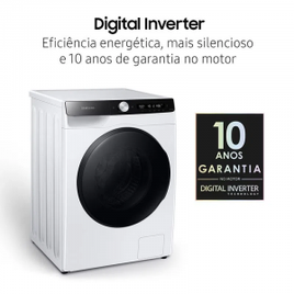 Lava e Seca Samsung 11kg Smart Ecobubble Branca - WD11T504 na Fastshop