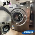 Lava e Seca Samsung – WD11M com Digital Inverter – Inox Look 11/7kg na Amazon