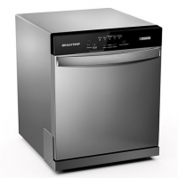 Lava Louças Brastemp Cinza Metálico Com 08 Serviços E 05 Programas De Lavagem -BLF08BB na Fastshop