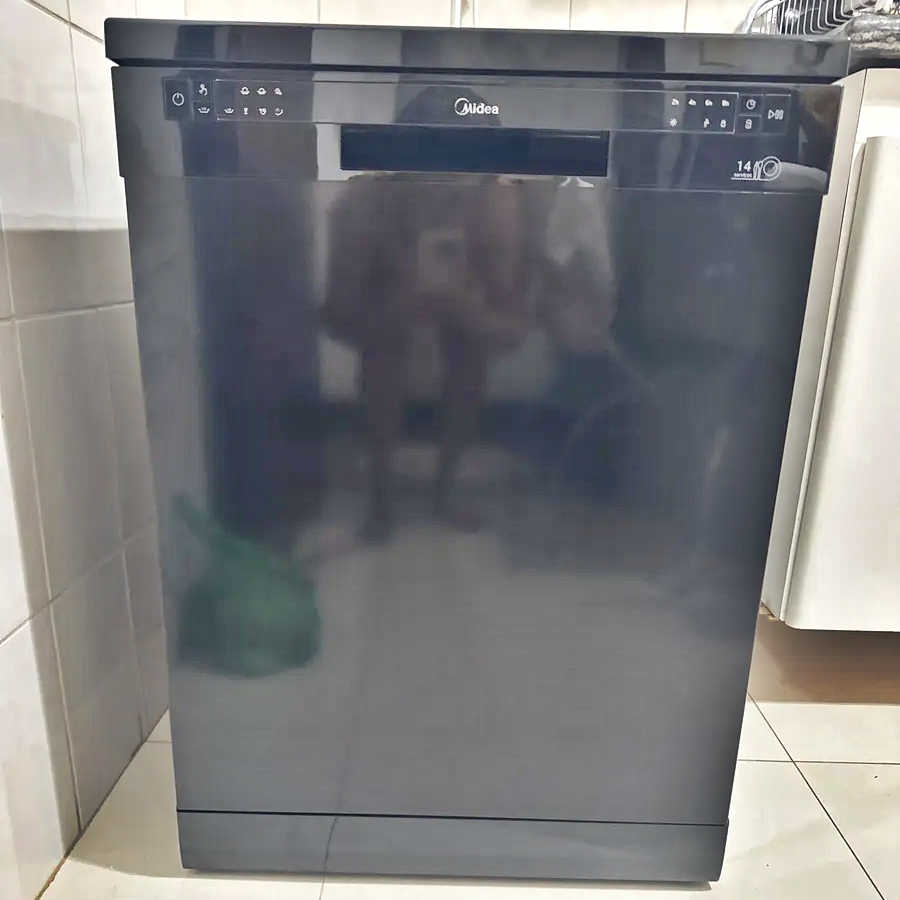 Lava Louças Midea 14 Serviços Preta na Amazon