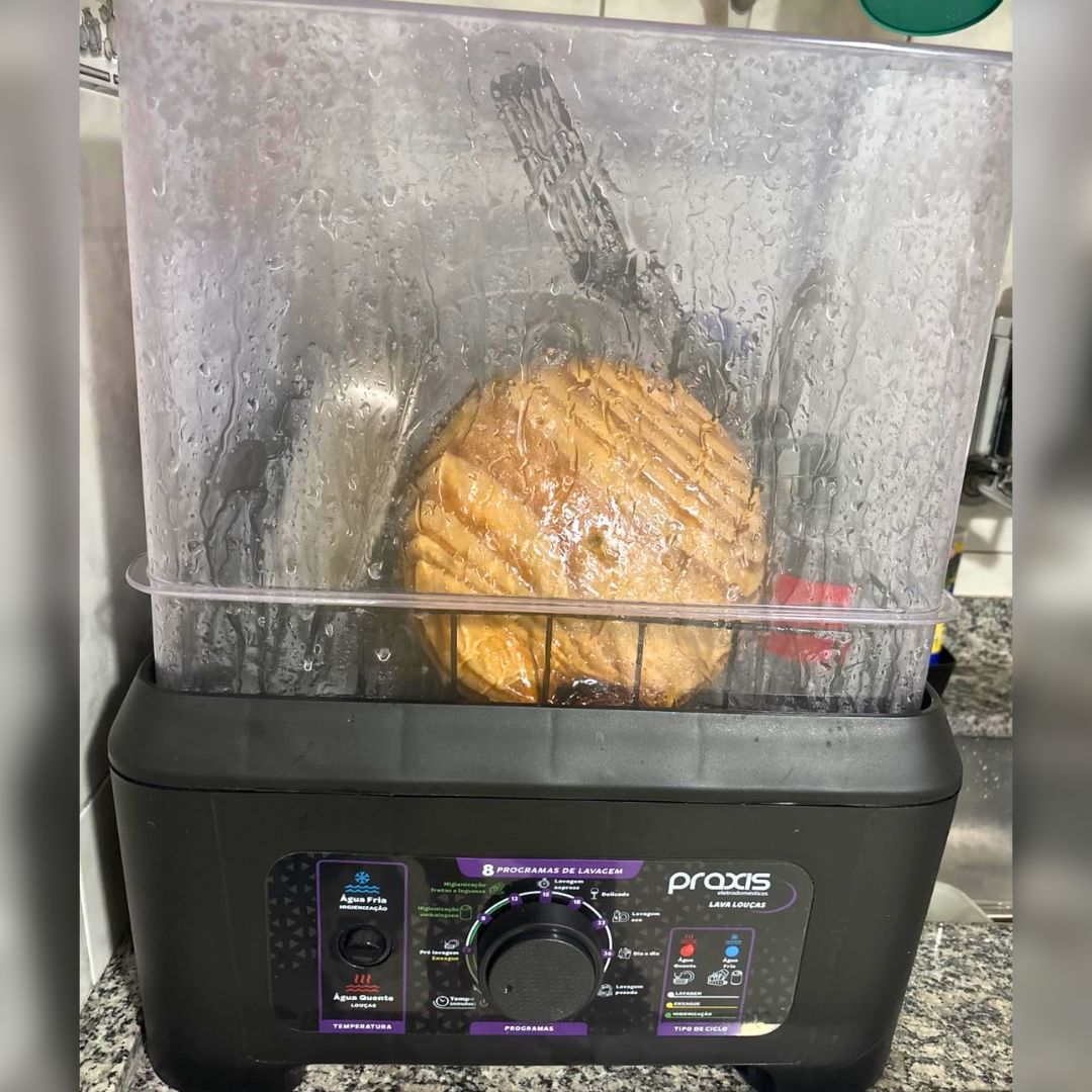 Lava Louças Praxis Portátil LLPP Semi-Automática 127V Preto na Amazon