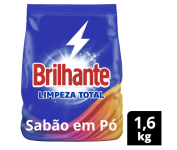 Lava-Roupas em Pó Brilhante Limpeza Total, Roupas Brancas e Coloridas, Ativo Concentrado, Pacote 1,6kg na Amazon